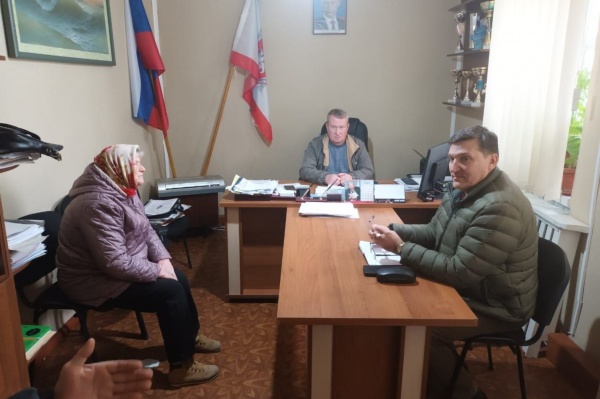 Заместитель главы администрации Ленинского района Алексей Цюпило посетил село Останино