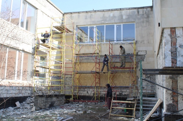 Реконструкция второго корпуса детсада № 1 в посёлке Ленино: ход работ и текущие достижения