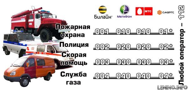 Как звонить с мобильного, чтобы вызвать экстренные службы