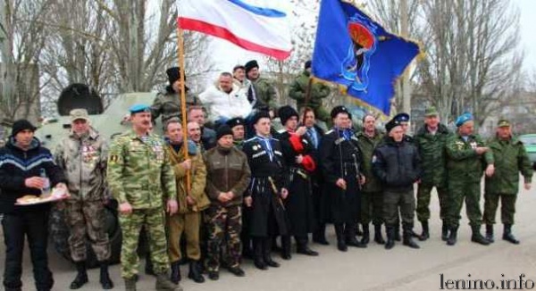 В пгт Ленино привезли БТР в память о погибших воинов-афганцев