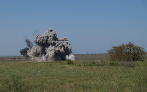 В Ленинском районе нашли авиабомбу
