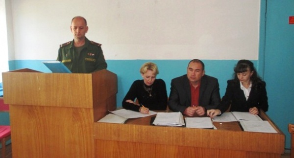 Заседание призывной комиссии Ленинского района