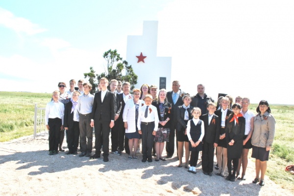 В Ленинском районе открыли мемориальную доску красноармейцу Михаилу Трубачёву