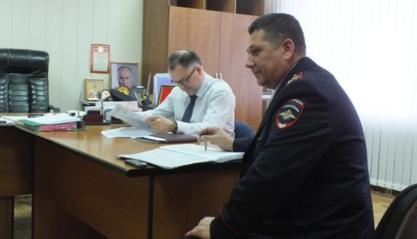 Рабочий визит руководства МВД по Республике Крым в Ленинский район