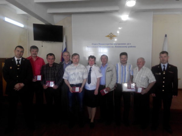В полиции Ленинского района прошел урок мужества