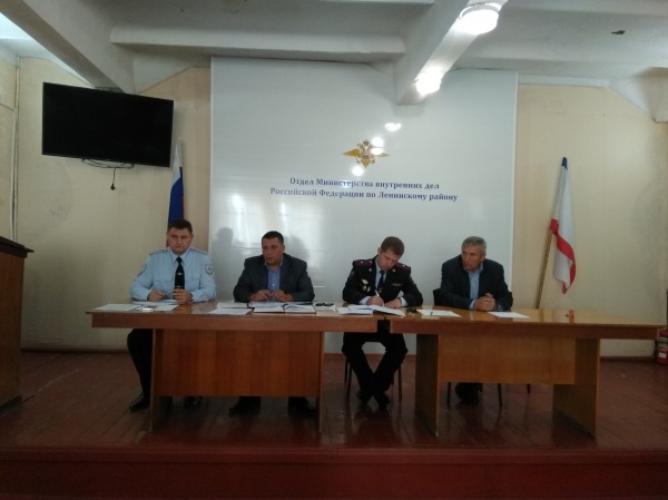 В полиции Ленинского района подведены итоги работы за 9 месяцев 2017 года