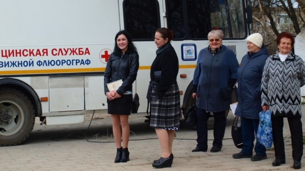 В Ленинском районе проведены обследования на передвижном флюорографе