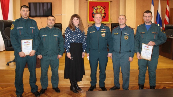 Наталья Попова приняла участие в торжественном собрании, приуроченном ко Дню спасателя