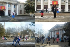 Праздник Масленицы в селе Октябрьском