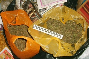 Ленинские полицейские обнаружили у селянина более 3 кг конопли