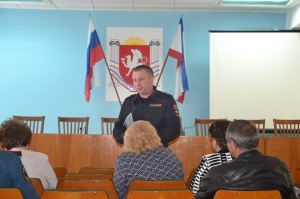 В Ленинском районе состоялась рабочая встреча сотрудников полиции и глав сельских поселений