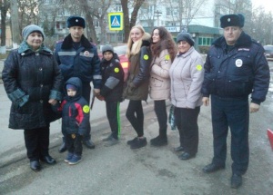 В Ленинском районе состоялась акция ГИБДД «Пешеход глазами водителя»