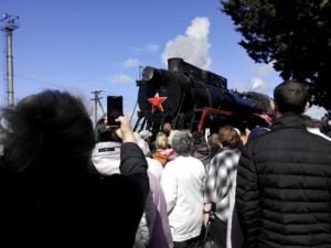 В Ленинском районе встретили «Поезд Победы»