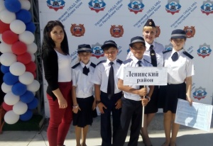 Команда Ленинского района достойно выступила на Республиканском конкурсе юных инспекторов движения «Безопасное колесо-2017»