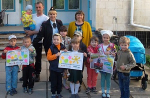 Дорожные полицейские Ленинского района присоединились к акции «#Сохрани жизнь! #Сбавь скорость!»