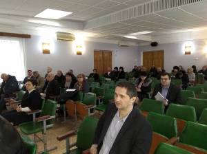 Врио начальника ОМВД России по Ленинскому району отчитался перед депутатским корпусом о проделанной подразделением за 2017 год работе