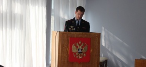 Врио начальника ОМВД России по Ленинскому району Максим Новиков отчитался о проделанной подразделением в 2018 году работе