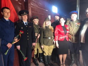 В Ленинском районе встретили «Поезд Победы»