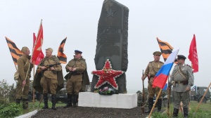 В Батальненском сельском поселении на Ак-Монайских позициях прошел митинг «Над Ак-Монаем снова тишина»