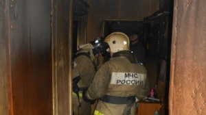 На пожаре в Ленино был спасен 1 человек