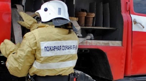 Крымские огнеборцы ликвидировали пожар в Ленинском районе