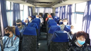 Социальное дистанцирование в общественном транспорте Ленинского района соблюдается