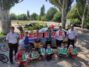 Госавтоинспекция в Ленинском районе проводит интерактивные занятия дорожной безопасности для детей