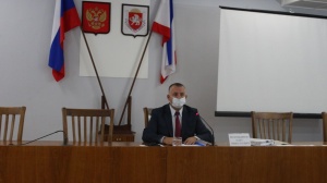 Глава муниципального образования – Председатель Ленинского районного совета Олег Водопьянов провел 18 сессию Ленинского районного совета 2-го созыва