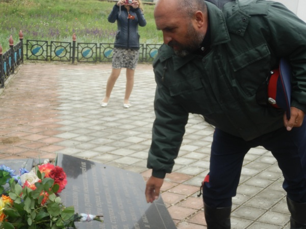 Встреча казачьего конного перехода