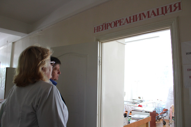 Александр Мачусский посетил ГБУЗ РК «Ленинская ЦРБ»