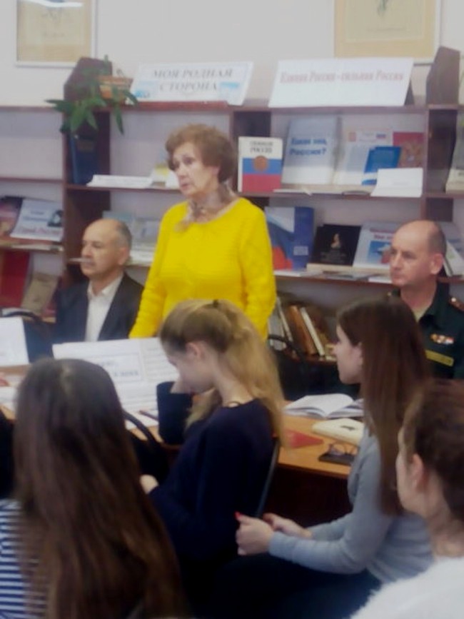 В Ленинской районной библиотеке прошел исторический экскурс «Над Ак – Монаем снова тишина»