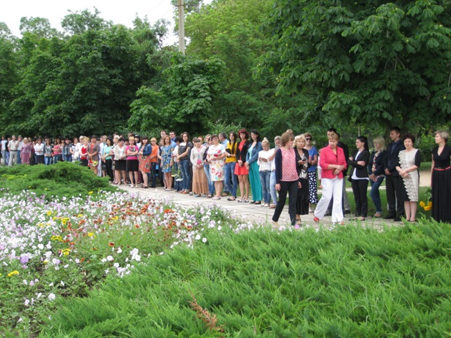 День партизан в пгт Ленино