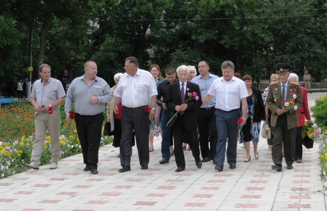 День партизан в пгт Ленино