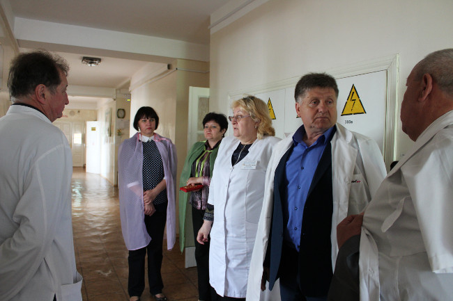 Александр Мачусский посетил ГБУЗ РК «Ленинская ЦРБ»