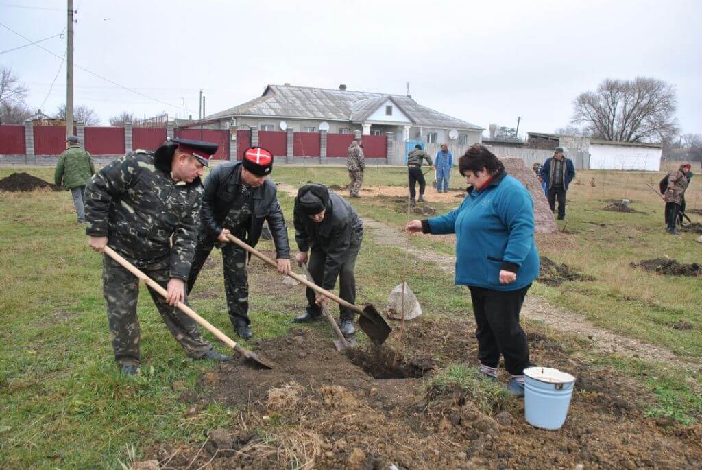В Ленинском районе заложили парк «Памяти, мужества, братства и славы»