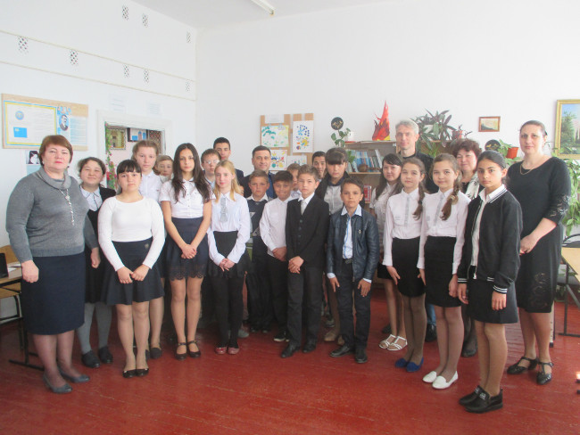 Рустем Решетов принял участие во внеклассном мероприятии в МБОУ Ильичевской СОШ