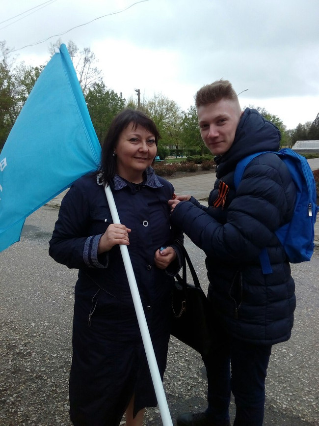 В пгт Ленино состоялся старт Всероссийской Акции &amp;quot;Георгиевская ленточка&amp;quot;