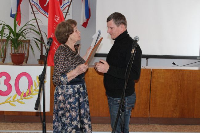 Ленинская районная организация ветеранов отметила свой 30-летний юбилей