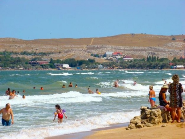 Азовское море, город Щелкино