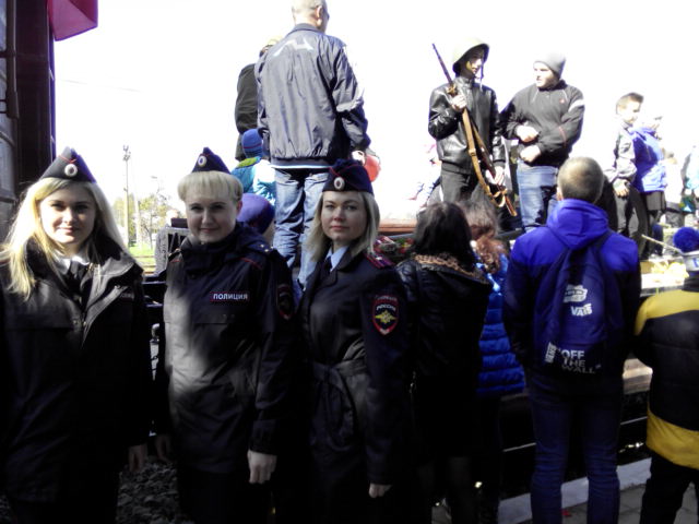 В Ленинском районе встретили «Поезд Победы»