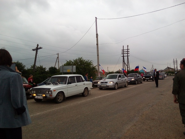 Встреча конного перехода казаков "Волгоград-Севастополь" в Батальном