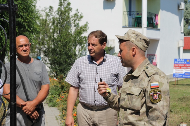 проверка пляжа в Ленинском районе