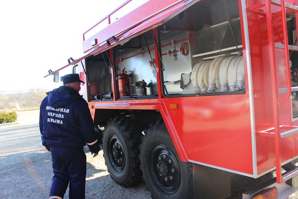 В готовность по предназначению была приведена пожарная часть в городе Щёлкино