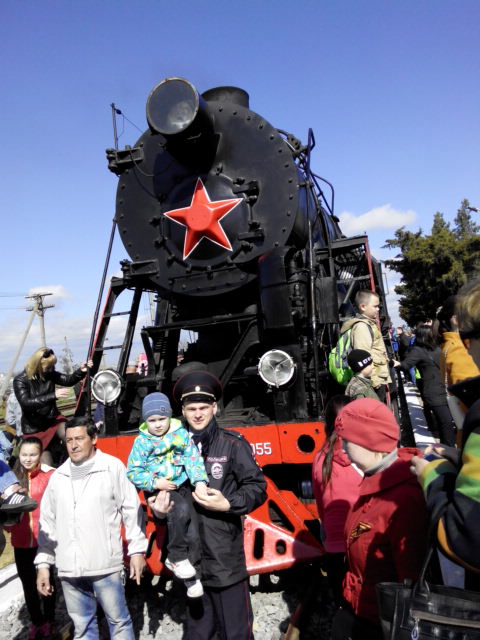В Ленинском районе встретили «Поезд Победы»