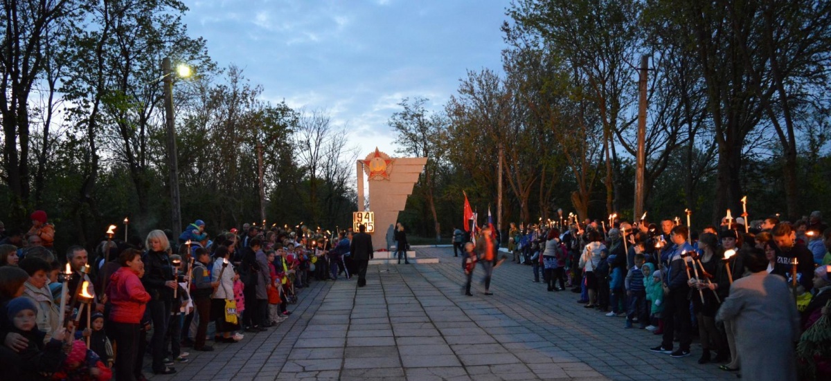 В посёлке Багерово прошел митинг-реквием в честь праздника Великой Победы