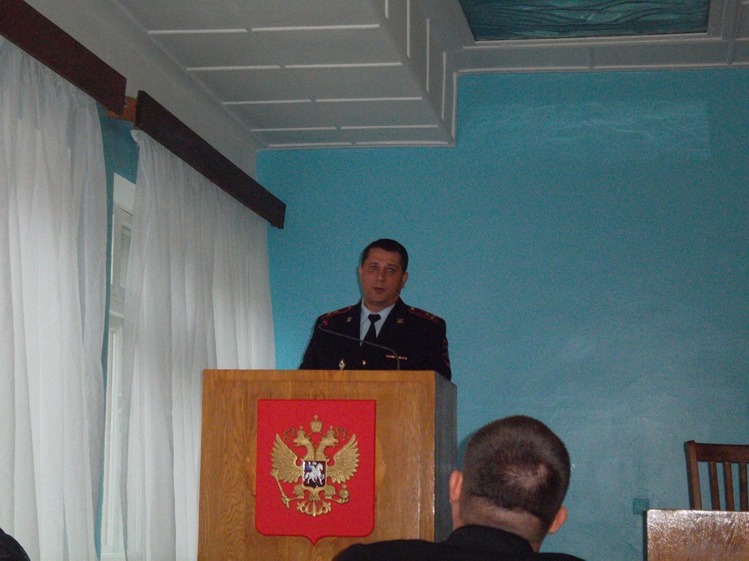 Начальник ОМВД России по Ленинскому району отчитался о проделанной подразделением работе за 9 месяцев т.г.