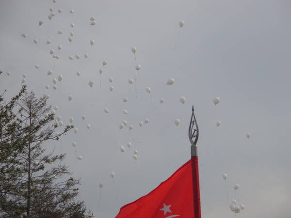 Торжественное перезахоронение останков советских воинов  в Ленинском районе