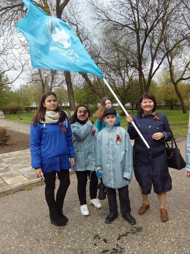 В пгт Ленино состоялся старт Всероссийской Акции &amp;quot;Георгиевская ленточка&amp;quot;