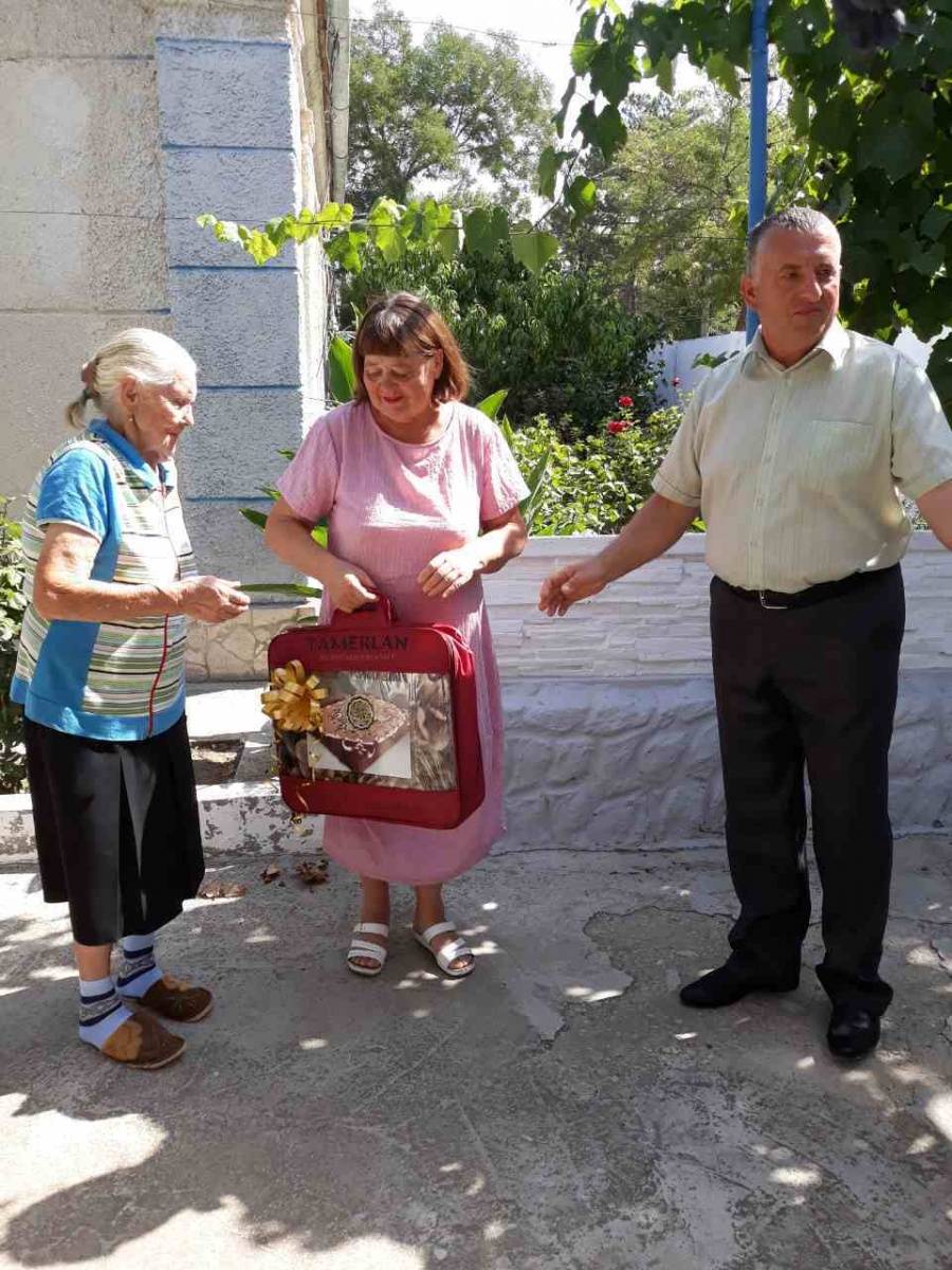 лава муниципального образования Ленинский район – председатель Ленинского районного совета Олег Водопьянов посетил ветерана Великой Отечественной войны