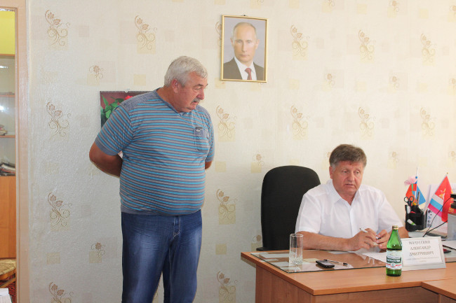 Александр Мачусский провел выездное совещание в Заветненском сельском поселении